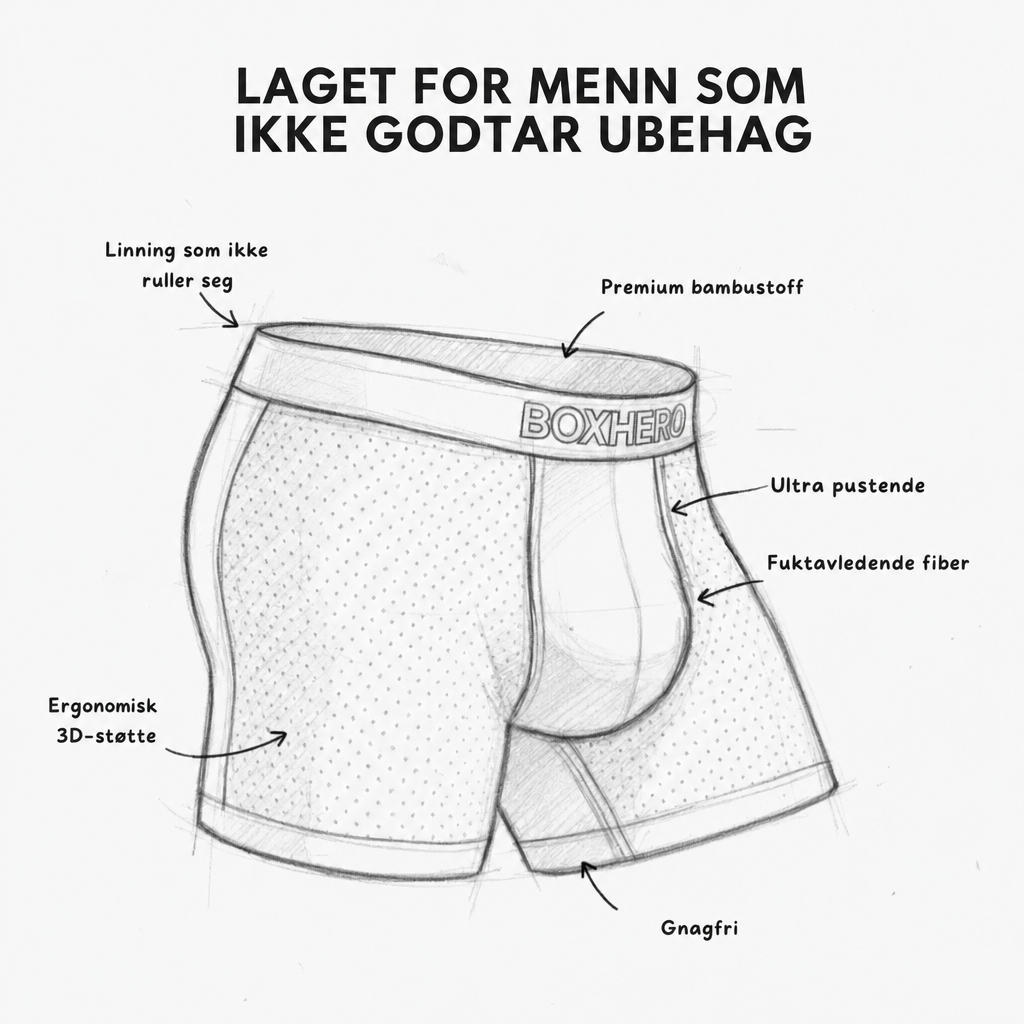 BOXHERO 2.0 – Bambusboxer med pustende komfort hele dagen